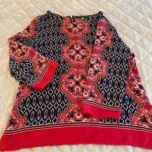 Colorful Women M shirt. Lightweight polyester.